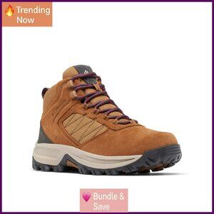 Waterproof Hiking Boots, Suede & Mesh, Lightweight Cushioning, Multi-Terrain